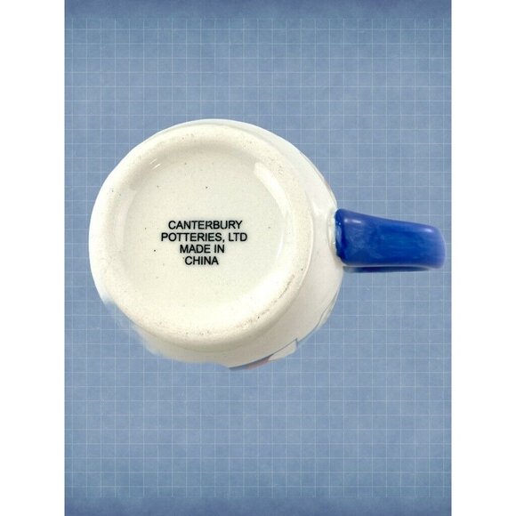 Canterbury Potteries 3 Coffee Tea Mugs 4" Beach Summer Hawaiian - Picture 10 of 12